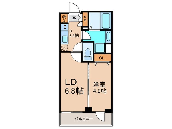 ミュプレ渋谷の物件間取画像